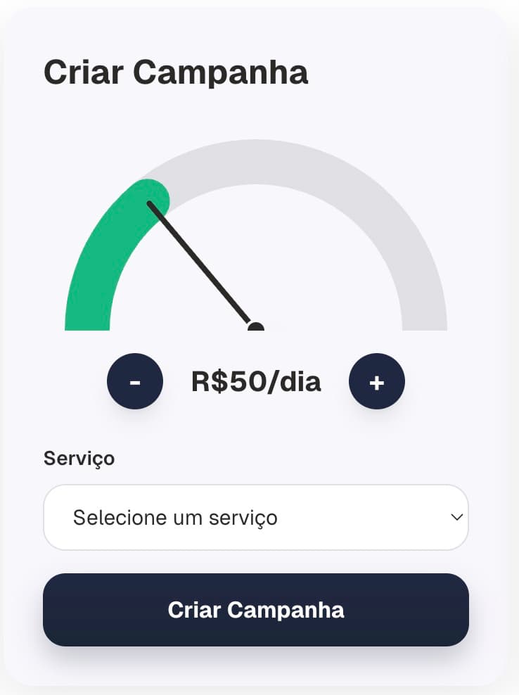1. Escolha o Serviço